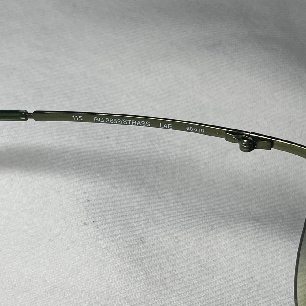Vintage Y2K Gucci Rhinestone sunglasses - Picture 5 of 6